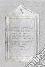 Campanella Tommaso; Albertazzi M. (cur.)