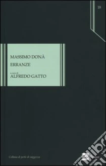 Erranze libro di Donà Massimo