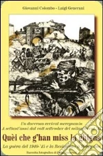 Colombo Giovanni; Generani Luigi