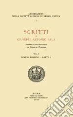 Sala Giuseppe; Cugnoni G. (cur.)