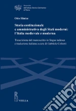 Hintze Otto; Coltorti G. (cur.)