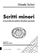 Solari Gioele; Contu A. (cur.)