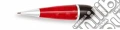 Sketch pen fuoco aurea minima in resina screziata rossa fin. crom. scrittura
