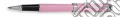 Roller finesse in resina, fin. cromate. rosa. scrittura