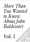 Baldessari John, Cranston Meg (EDT), Obrist Hans Ulrich (EDT)
