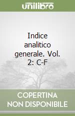 Indice analitico generale (2) libro di Agostino (sant')