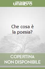 Che cosa è la poesia? libro di Anceschi Luciano
