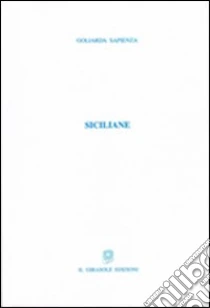 Siciliane libro di Sapienza Goliarda