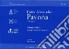 Pavona Pietro Alessandro; Pivetta E. (cur.)